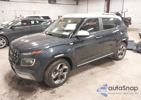 2021 Hyundai Venue Denim from USA, damaged, VIN KMHRC8A38MU080504